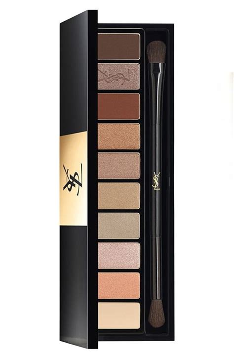 ysl nude couture variation ten-color expert eye paletteswatch|YSL Ten.